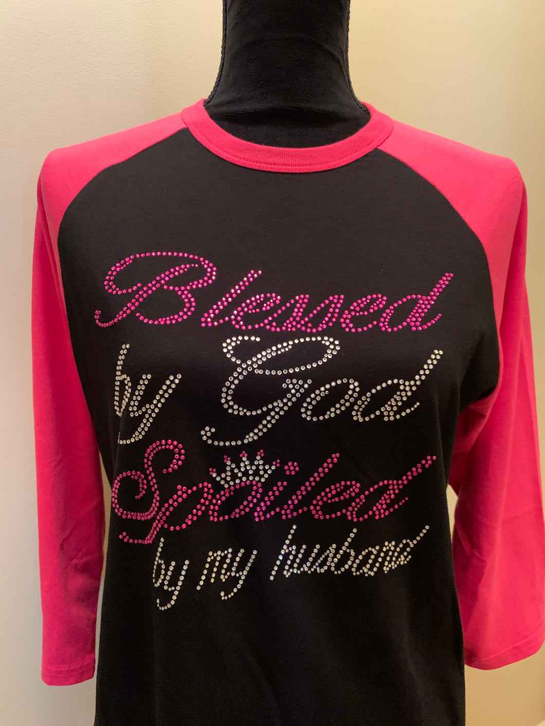 Blessed by God Raglan