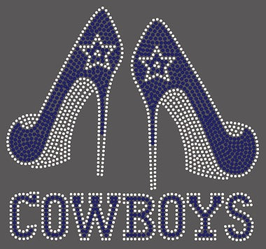 Cowboys with 2 Heels with Stars