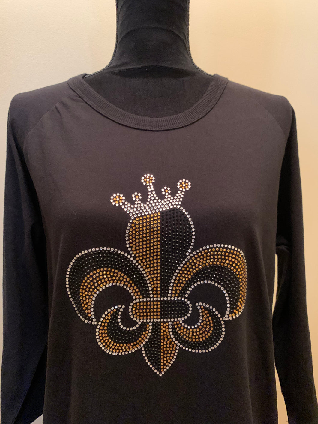 Crown Fleur-de-Lis Raglan