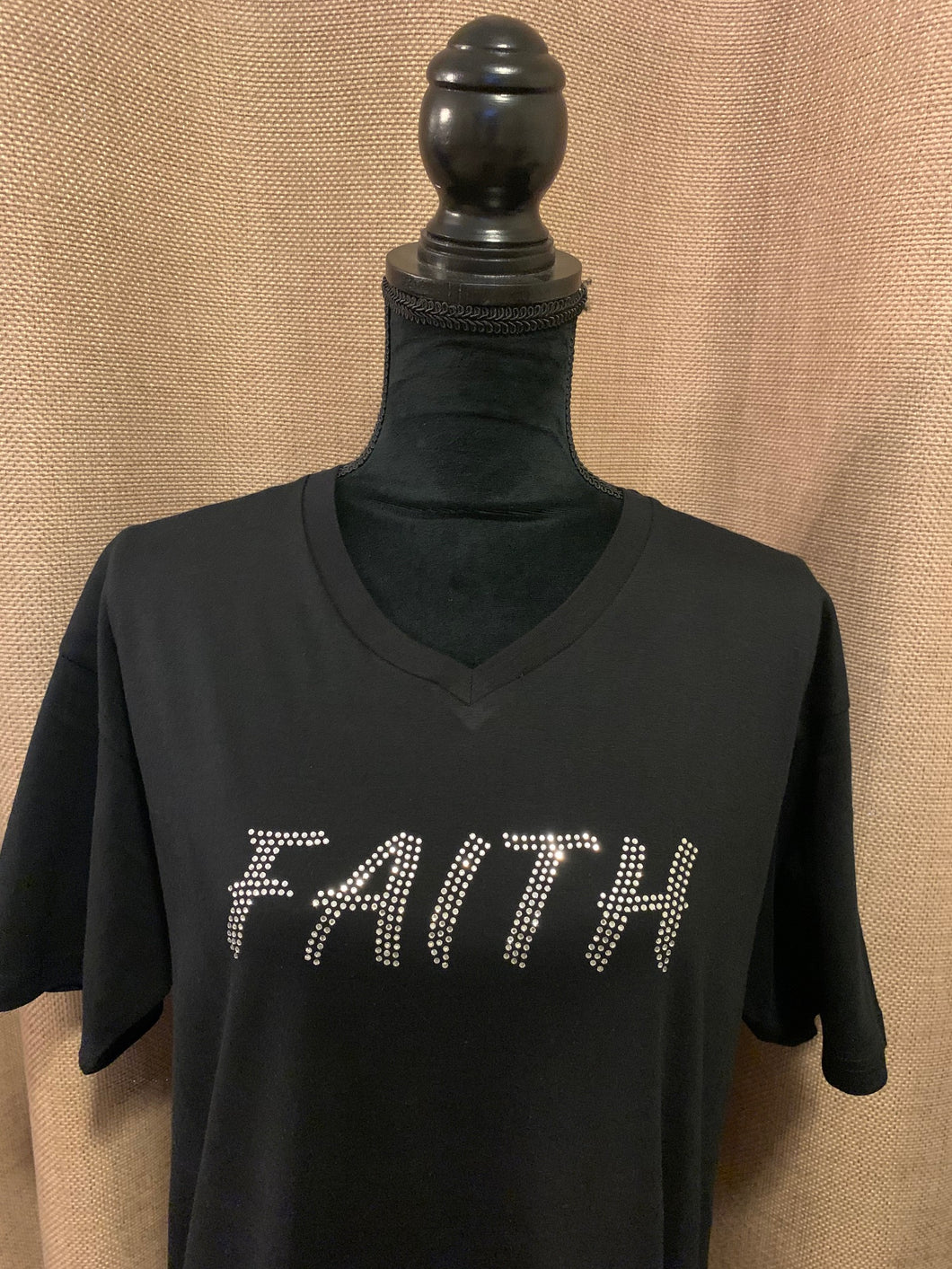 Faith Rhinestone Short Sleeve Shirt (2)